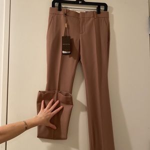 Gucci Baby Camel Wool Cashmere Trouser Pants , size 38